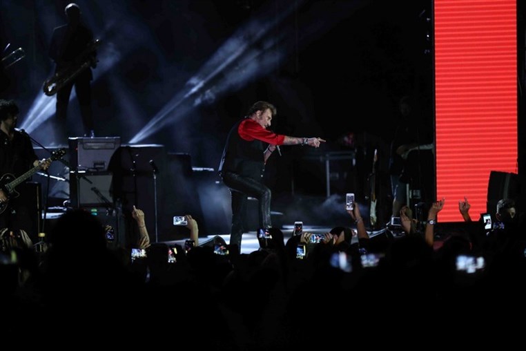 Johnny Hallyday at Jounieh Festival